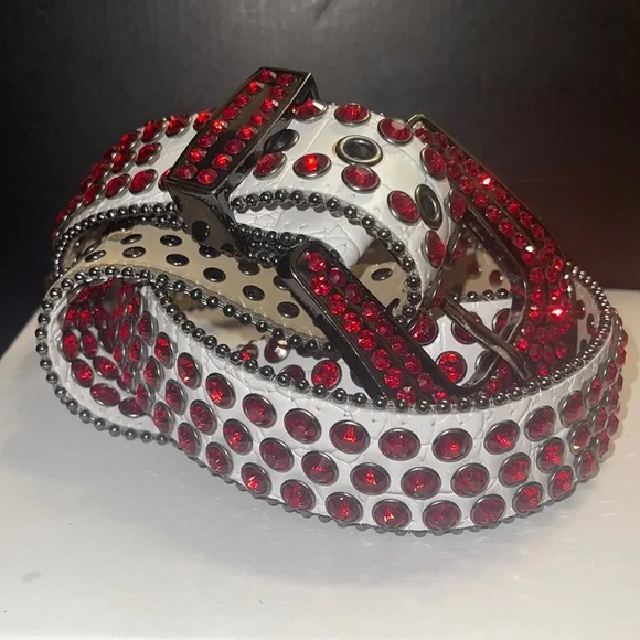 DNA Premium Red Crystal Belt Size Small DNA Premium Red Crystal Belt Size Small | eBay main image 3